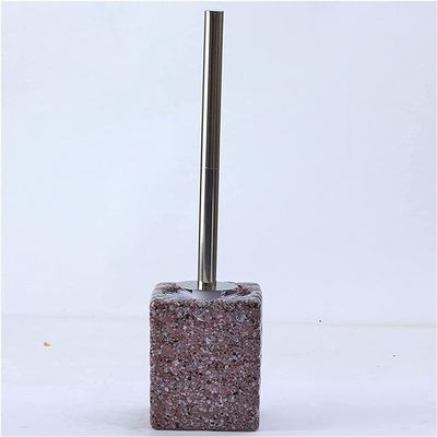 NIUBB Toilet Brush and Holder Ceramic Toilet Brush Marble Pattern Set Bathroom Household Toilet Brush Long Handle All-Round Cleaning Toilet Bowl Brush Deep Cleaning Every Corner (Color : B)