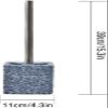 NIUBB Toilet Brush and Holder Ceramic Toilet Brush Marble Pattern Set Bathroom Household Toilet Brush Long Handle All-Round Cleaning Toilet Bowl Brush Deep Cleaning Every Corner (Color : B) view 2