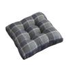 ZIBENE Seat Cushions for Office Chairs Extra Thick, Chair Pillows Seat Cushions for Dining Room, Durable Thick Linen Seat Pads 8cm/3.2in Thick Filling, Anti-Deformation for Desk Chair, Dorm Dark Grey view 1