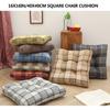 ZIBENE Seat Cushions for Office Chairs Extra Thick, Chair Pillows Seat Cushions for Dining Room, Durable Thick Linen Seat Pads 8cm/3.2in Thick Filling, Anti-Deformation for Desk Chair, Dorm Dark Grey view 2