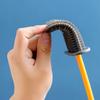 NIUBB Toilet Brush and Holder Toilet Brush and Holder Silicone Bristles Toilet Bowl Cleaner Brush Non-Slip Long Handle Floor Standing Holder&Wall Mounted Without Drilling Deep Cleaning Every Corner view 4