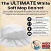 Nicky Bigs Novelties Adult White Mob Hat - Granny Bonnet Mop Hats - Colonial Pilgrim Pioneer Cap - Halloween Christmas Costume Accessory, One Size view 2