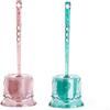 NIUBB Toilet Brush and Holder Toilet Brushes with Long Handle and Holder Home Toilet Bowl Cleaner Brush with Toilet Holder Bathroom Toilet Bowl Brush Set Compact Storage Deep Cleaning Every Corner view 1