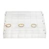 Acrylic Tray System for Displaying Products at Home, in Stores, or at Tradeshows, Three Tiers of Trays with Either One Compartment or Six Compartments (Quantity 1) (1) view 3