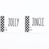 White Farmhouse Style Christmas Holiday Gift Tag Stickers 2 x 3 Inch 25 Total Labels view 3