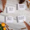 White Farmhouse Style Christmas Holiday Gift Tag Stickers 2 x 3 Inch 25 Total Labels view 4