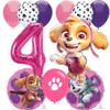 Anagram Licensed Skye Birthday Balloons, Intended for Paw Patrol Girls Theme Collection, Party Accessory, Multicolor, 4th Birthday view 1