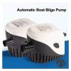 wrtgerht Mini Power Small Pump 12V 750GPH Automatic Boat Bilge Pump Auto Submersible with Float Switch Electric Water Pump Small Water Exhaust Pump view 2