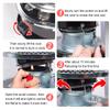 AMOCHO Black Kerosene Stove Heater for Indoor Camping Portable Kerosene HeatersNon Electric Emergency Space HeatersGreat Heat Outputfor Outdoor Camping Hiking 2-3 People view 4