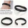 BIAIHQIE Cremation Jewelry Urn Bracelet for Ashes for Men Memorial Braided Urn Bangle Keepsake Jewelry,24cm view 2
