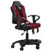 GIZNXBA Kids Task Chair with Arms, Children Study Chair Home Kids Desk Chair, Height Adjustment Child Computer Desk Chair, Ergonomic Backrest Chair for Bedroom School (Color : /Black Red B) view 1