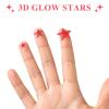 Glow in The Dark Stars Decals Decor 633 Pcs Luminous Dot Stars, 3D Starry Stars Glow in The Dark Stickers for Ceiling or Wall and Bedroom Dcor view 4