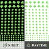Glow in The Dark Stars Decals Decor 633 Pcs Luminous Dot Stars, 3D Starry Stars Glow in The Dark Stickers for Ceiling or Wall and Bedroom Dcor view 3