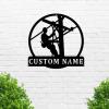 Custom Metal Wall Art - Personalized Lineman Name Sign - Lineman Gift - Home Decor view 2