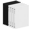 4 Pack Air Filter Replacement for Fellowes AeraMax 290/300/DX95 Purifiers and HF-300/AP-300PH, Fits Part# 9287201 & 9324201, 4 Filter and 4 Carbon Filter view 1