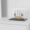 SVENJBB Acrylic Display Case, Acrylic Boxe for Display, Clear Display Cases with Matte Black Base and Lid for Football, Car Model and Figures, 12x8x8 Inch view 2