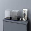 CRMPro Clear Acrylic Display Case with Black Velvet Base, Dust-Proof Acrylic Showcase, Cube Counter-Tops Box for Large Collectibles (11x11x11 inch) view 2