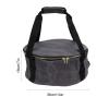 Storage Bag Canvas Zipper Cooker Frying Pan Tableware Storage Bag Camping Tableware Organizers Outdoor Hiking Plate Dishe Bowl Pot Storage Bag Multi-Cooking Utensils Container(Dark Grey) view 2