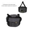 Storage Bag Canvas Zipper Cooker Frying Pan Tableware Storage Bag Camping Tableware Organizers Outdoor Hiking Plate Dishe Bowl Pot Storage Bag Multi-Cooking Utensils Container(Dark Grey) view 4
