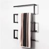 MSUDGH Black Electric Towel Rack, Electric Towel Warmer, Bow-Shaped Household Electric Towel Rack, Keep Towels and Clothes Dry, 35.4 X 25.6Inches view 1