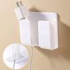 AnThien New Wall Mounted Storage Box Remote Control Mounted Mobile Phone Plug Wall Holder Charging Multifunction Holder Stand view 3
