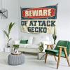 Cool Room Accessories for Teens Boys Beware of Attack Gecko Tapestry Asthetic Room Decore Home Bar Decor ( Size : 75X100CM ) view 2