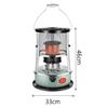 Kerosene Heater Stove,4.5L Non Electric Emergency Heaters,Portable Kerosene Space Heaters with Glass Chimneys,Adjustable Flame,for Boiling Water Heating Cooking view 3