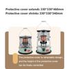 Kerosene Heater Stove,4.5L Non Electric Emergency Heaters,Portable Kerosene Space Heaters with Glass Chimneys,Adjustable Flame,for Boiling Water Heating Cooking view 4