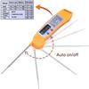 Feiyx Instant Read Meat Thermometer, Digital Waterproof BBQ Meat Thermometer, Cooking Food Kitchen Candy Thermometer, Calibration, Magnet, Backlight for Cooking, BBQ, Grill, Candy, Turkey view 2