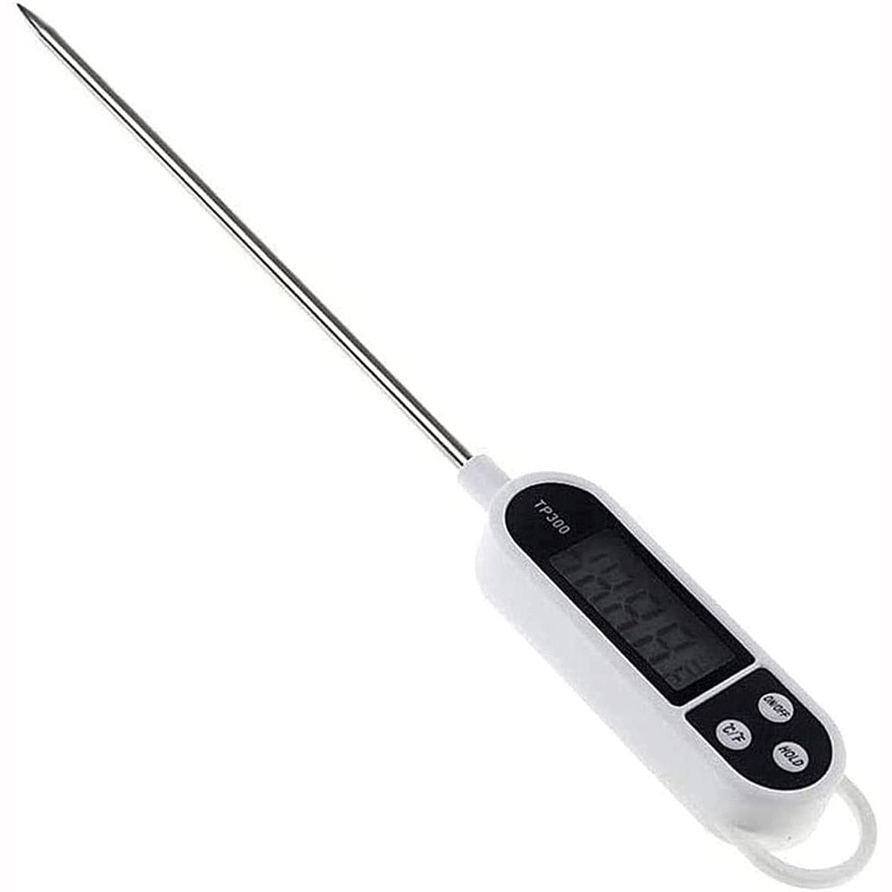 Feiyx Digital Food Meat Candy Thermometer nstant Read Probe Thermometer Backlit Auto Off Waterproof for Kitchen Oil Deep Fry BBQ Grill