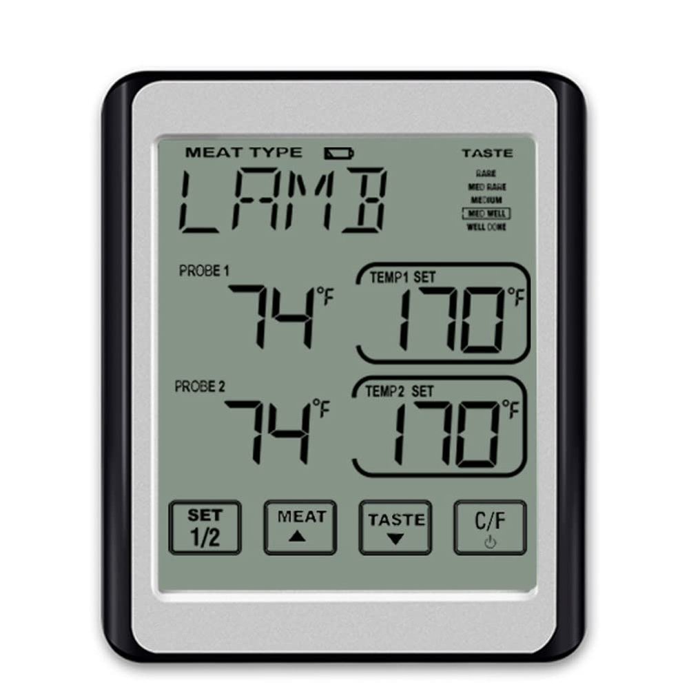 Liusj JUnst Feiyx Kitchen Cooking Digital Food Thermometer,with Backlight & Calibration,Digital Instant Read Meat Thermometer,for Food, Meat, Grill