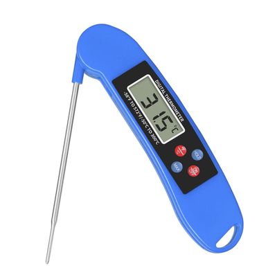 Feiyx Meat Thermometer, Instant Read Stainless Steel Ultra-Fast Digital Food Cooking Thermometer, Waterproof, Magnet, Backlight for Kitchen, Food Cooking, BBQ, Milk