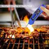 Feiyx Meat Thermometer, Instant Read Stainless Steel Ultra-Fast Digital Food Cooking Thermometer, Waterproof, Magnet, Backlight for Kitchen, Food Cooking, BBQ, Milk view 3