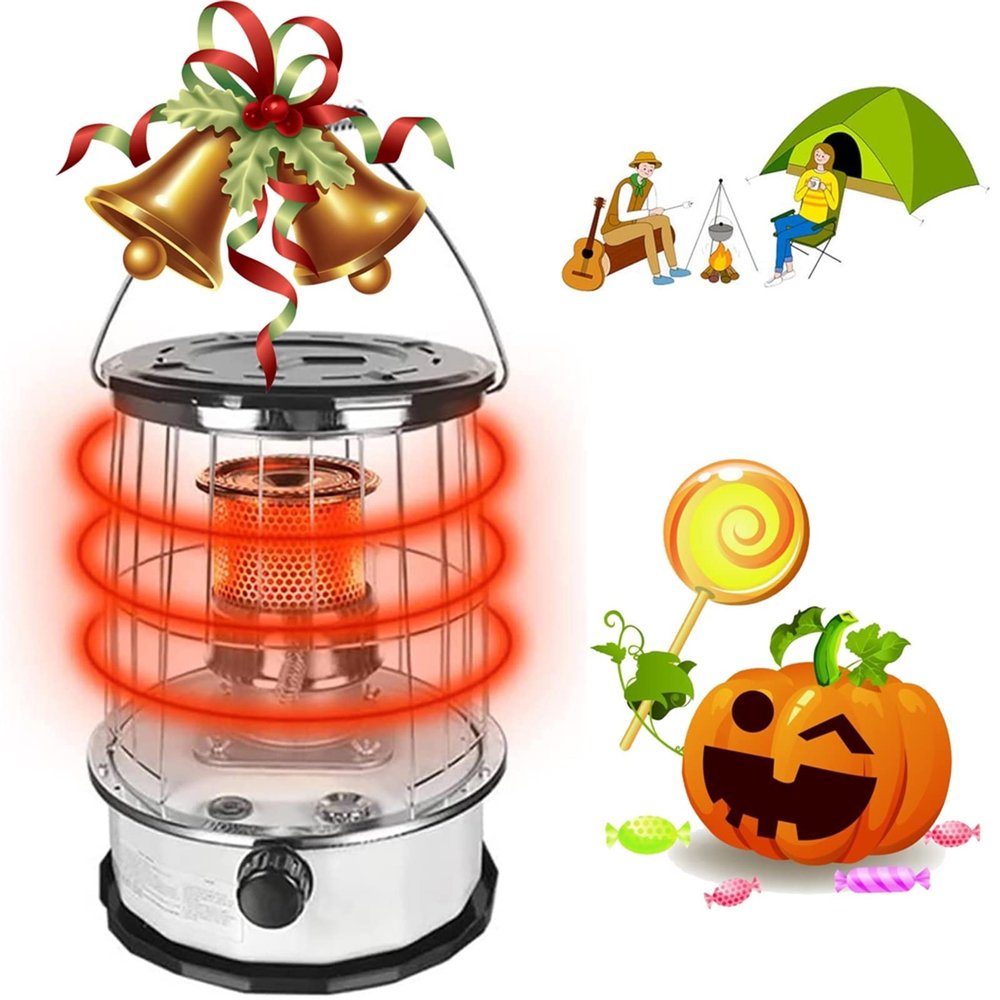 4.6L Kerosene Stove Heaters,Portable Kerosene Space Heaters Stove,Non Electric Emergency Heaters,Windproof and Heat Accumulation Kero Heater