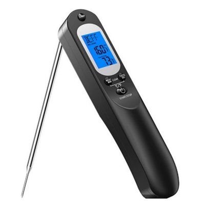Feiyx Meat Thermometer for Cooking, Instant Read Food Thermometer with Backlight Waterproof, Kitchen Digital Candy Thermometer for Kitchen Cooking Grill BBQ Oven