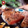 Feiyx Instant Read Meat Thermometer Digital Waterproof BBQ Meat Thermometer, Cooking Food Kitchen Candy Thermometer, Calibration, Backlight for Grilling/BBQ/Baking/Candy (Color : A) view 2
