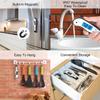 Feiyx Instant Read Meat Thermometer Digital Waterproof BBQ Meat Thermometer, Cooking Food Kitchen Candy Thermometer, Calibration, Backlight for Grilling/BBQ/Baking/Candy (Color : A) view 4