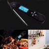 Feiyx Instant Read Thermometer,Accurate,Thermometer with Foldable long Probe,for Grill and Cooking (Color : Black) view 2