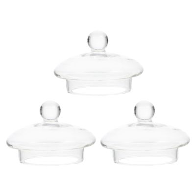 DOITOOL Clear Teapot 3Pcs Glass Teapot Lid Replacement Replacement Glass Lid for Glass Teapot, Clear Teapots