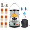DUTIL Kerosene Space Heaters,Blue Kerosene Heaters for Indoor Use,4.5L Portable Camping Oil Heaters,Adjustable Height 34-46cm,Detachable Top Cover Emergency Heater view 1