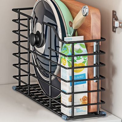 Cabinet Organizer Drawer, Multi-purpose Under Kitchen Sink Organizers And Storage Upgraded Kitchen Cabinet Organizer LYWY (Color : Black, Size : 42x12x25cm)