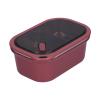 1.2L Stainless Steel Bento Box Double?layer Leak?Proof Sealed Food Container Storage Box for School Office Picnic(red), 1.2L Stainless Steel Bento Box Double?layer Leak?PLunch Box Student Lunch B view 3