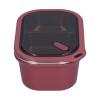 1.2L Stainless Steel Bento Box Double?layer Leak?Proof Sealed Food Container Storage Box for School Office Picnic(red), 1.2L Stainless Steel Bento Box Double?layer Leak?PLunch Box Student Lunch B view 4