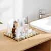 HAIGOUER Gold Mirror Tray Vanity Tray for Dresser Tops Perfect Gold Vanity Tray Large 14x 10x 2 view 4