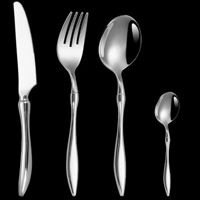 56 Piece Silverware Set for 14 Durable 18/10 Stainless Steel Flatware Sets Home Kitchen Wedding Restaurant Cutlery Utensils Include Teaspoons Knifes Forks and Spoons Delicate Tableware Set