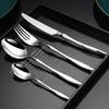 56 Piece Silverware Set for 14 Durable 18/10 Stainless Steel Flatware Sets Home Kitchen Wedding Restaurant Cutlery Utensils Include Teaspoons Knifes Forks and Spoons Delicate Tableware Set view 2