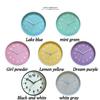 Non-Ticking Silent Decorative Clocks,Wall Clock, Convenient,Wall Decoration,Decorative Clock for Home Kitchen Cafe Hotel Office Decor (8IN Purple) view 4