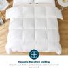300 GSM Soft Microfiber Reversible Down Alternative Comforter Silver/Beige Emperor King (108 x 116) Inches view 4