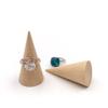 YQBUER Creative Solid Wood Cone Ring Display Stand RingJewelry Storage Cabinet Shooting Props Factory Wholesale view 4