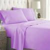 Dainty Homes -11 Pieces Dual Ruffle Bed Spread,Comforter,Sheet Set, and Bed Runner with Cushion Cover 100% Egyptian Cotton 600-TC- King Size 15" Deep Pocket (Solid Lavender) view 4